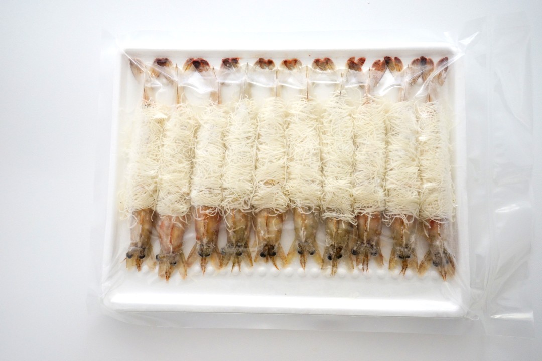 有頭えびカダイフ